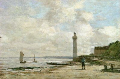 Faro a Honfleur da Eugene Louis Boudin