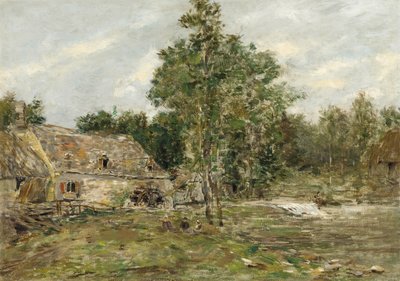 Saint-Cenery, il mulino, c.1890-92 da Eugene Louis Boudin