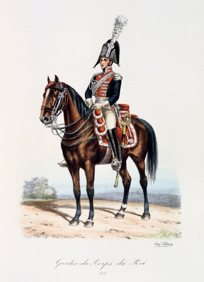 Gardes-du-Corps de Roi, 1814 da Eugene Titeux