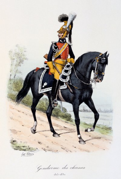 Gendarmi delle cacce, 1815-30 da Eugene Titeux