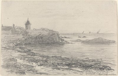 La costa a Concarneau da Eugène Boudin