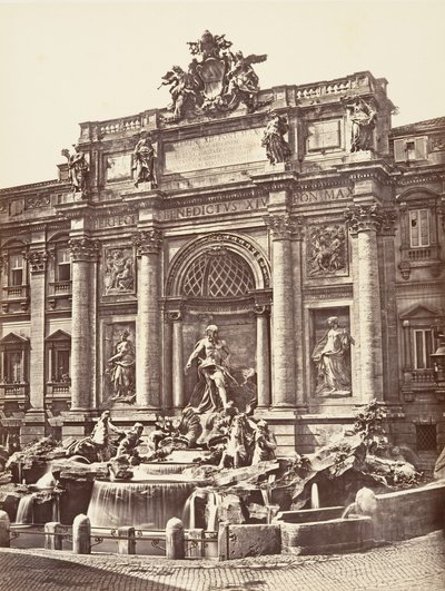 Fontana di Trevi, 1848-52 da Eugène Constant