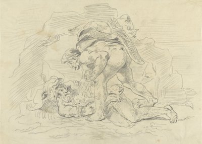 Ercole lega Nereo da Eugène Delacroix