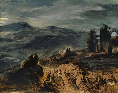 Il Sabba delle Streghe, c. 1832 da Eugène Delacroix