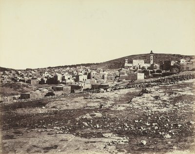 Veduta panoramica di Hebron da Félix Bonfils