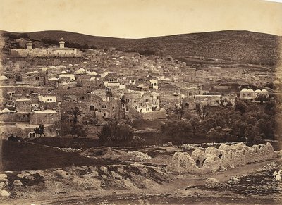 Veduta panoramica di Nazareth, Israele da Félix Bonfils