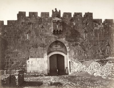 La Porta di Santo Stefano a Gerusalemme da Félix Bonfils