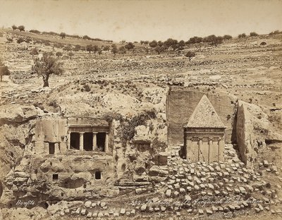 Tomba di San Girolamo in Palestina da Félix Bonfils