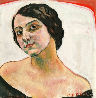 Donna con capelli castani, 1913 da Ferdinand Hodler