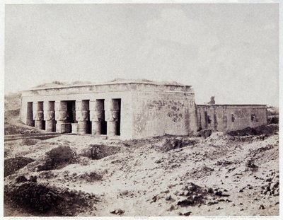 Dendera, Egitto, c.1850 da Félix Teynard