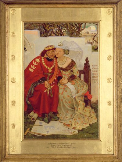 La luna di miele di Re René da Ford Madox Brown