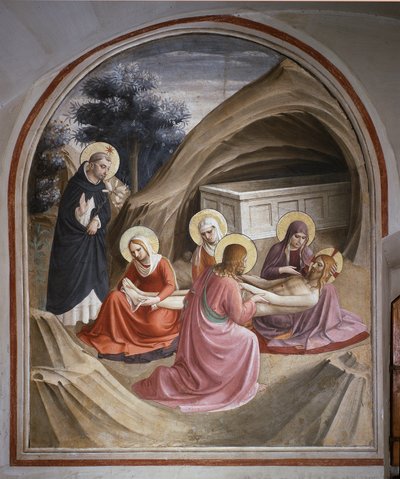 La lamentazione di Cristo da Fra  Angelico