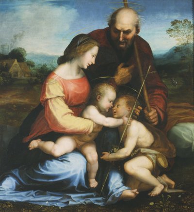 Sacra Famiglia e San Giovanni da Fra 1472 1517 Bartolommeo