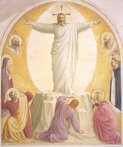 La Trasfigurazione di Gesù da Fra Giovanni Angelico da Fiesole