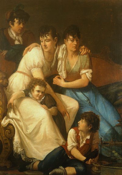 La famiglia Hayez da Francesco Hayez