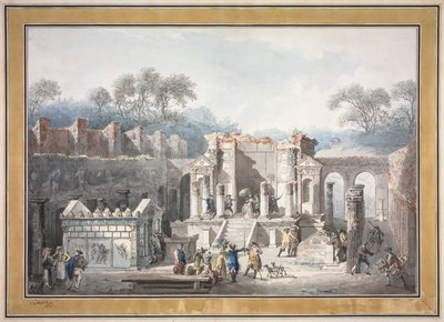 Il Tempio di Iside a Pompei da Francesco Piranesi