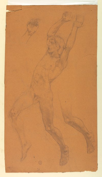 Studi per una figura volante da Francis Augustus Lathrop