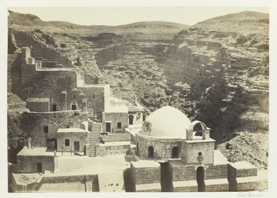 Convento di Mar-Saba, vicino a Gerusalemme, 1857 da Francis Frith