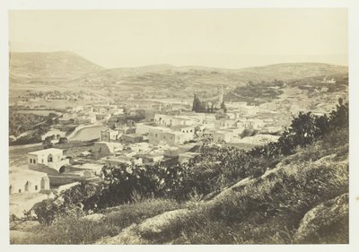 Nazareth, da nord-ovest, 1857 da Francis Frith