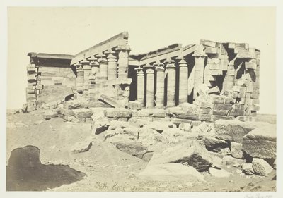 Il tempio di Maharaka, Nubia da Francis Frith