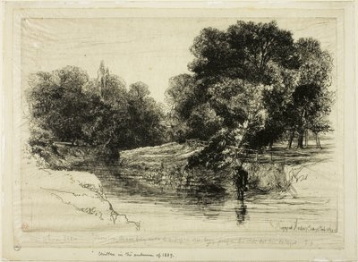 Un Fiume in Irlanda da Francis Seymour Haden