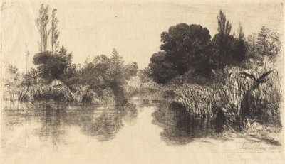 Stagno di Shere (La lastra più grande) da Francis Seymour Haden