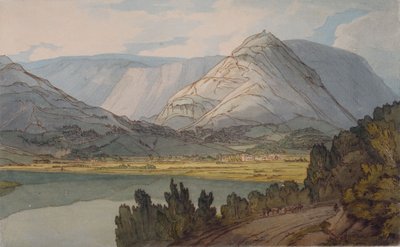 Grasmere dalla strada di Rydal, 1786 da Francis Towne