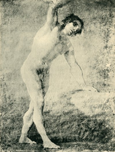 Nudo maschile in piedi, 1789 da Francisco de Goya