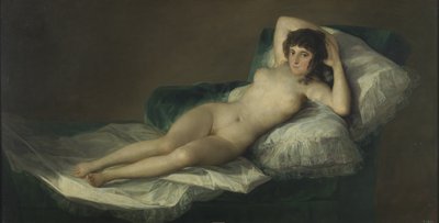 La Maja desnuda, c. 1797-1800 da Francisco de Goya