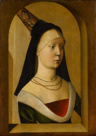 Ritratto di una donna, c.1475-80 da Franco Flemish School