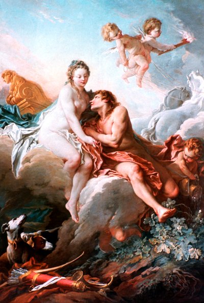 Venere e Marte, c. 1725-1770 da François Boucher