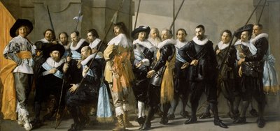 Compagnia magra da Frans Hals