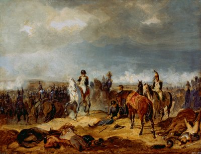 Napoleone sul campo di battaglia da Franz Adam