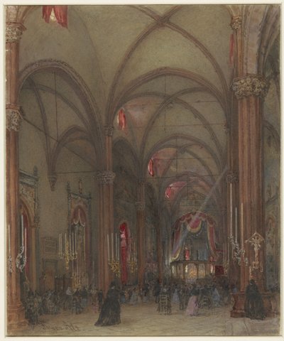Interno del Duomo di Verona da Franz Alt