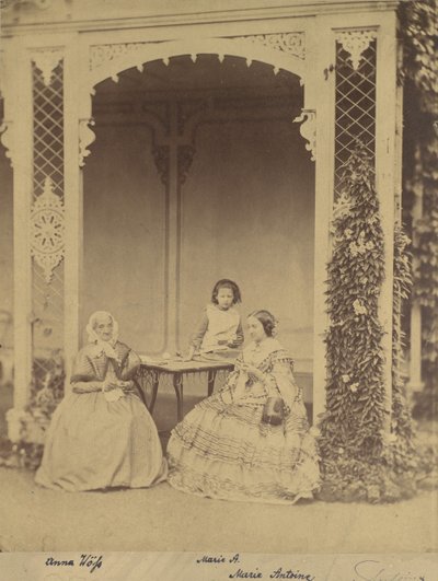 Anna Wöss, Marie e Marie Antoine, 1850s-60s da Franz Antoine