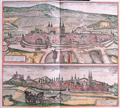 Halberstadt e Quedlinburg, Germania da Franz Hogenberg