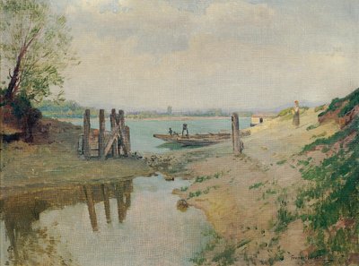 Sul Danubio vicino a Greifenstein da Franz Horst