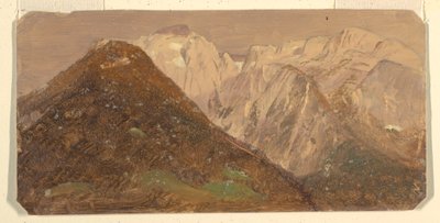 Paesaggio alpino (probabilmente Svizzera) da Frederic Edwin Church