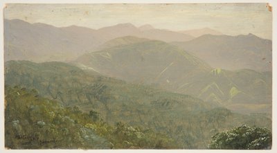 Paesaggio montano, Giamaica da Frederic Edwin Church