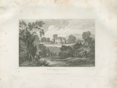 Barlaston Hall: incisione da Frederick Calvert