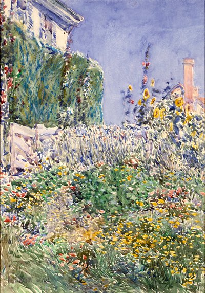 Il giardino di Thaxter da Frederick Childe Hassam