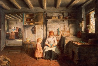 Preparativi per la cena da Frederick Daniel Hardy