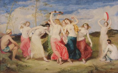 Mercurio che istruisce le ninfe nella danza da Frederick Richard Pickersgill