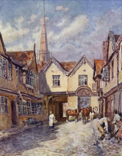 Cortile del Palazzo, Coventry da Frederick William Newton Whitehead