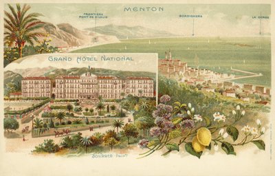 Grand Hotel National, Mentone da French Photographer