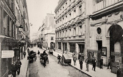 Rue de Provence, Parigi (foto b/n) da French Photographer