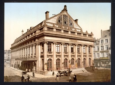 Il Teatro, Lillie, Francia, pubblicato c.1895 da French Photographer