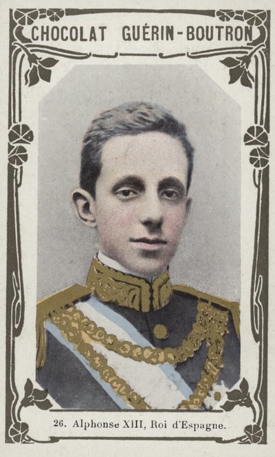 Alfonso XIII, Re di Spagna da French School