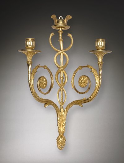 Supporto per candele, c.1775-1790 da French School