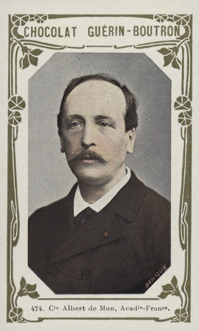 Conte Albert de Mun, Académie Française da French School